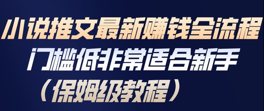 小说推文最新賺钱全流程，门槛低非常适合新手(保姆级教程)-灵感工坊云网创